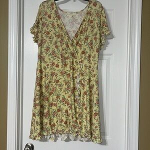 NWOT gorgeous floral dress 1X